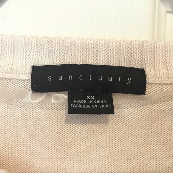 Sanctuary XS Sunsetter Pastel Tye Dye Cotton Blue Pink Sweater New Sold Out - Picture 7 of 8